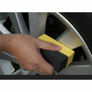 Auto Wheels Brush Sponge Tools Applicator Tire Hub Cleaning Waxing Polishing SE