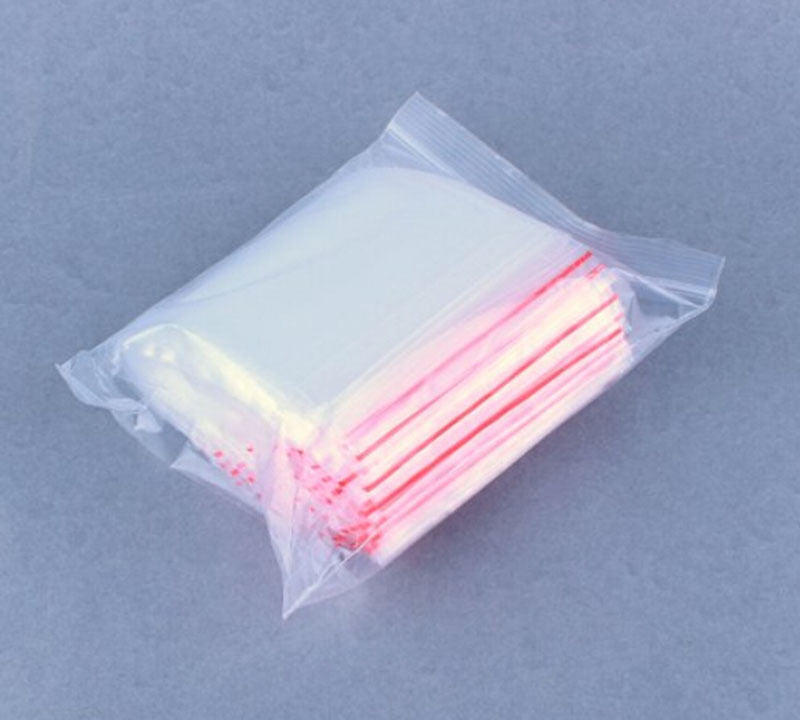 100x 6*9CM Bags 2MIL Poly BAG RECLOSABLE Plastic Small BaggiesA Js
