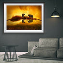 75x50cm 1000pcs Three Elephants Scene Jigsaw Puzzle Kids Assembling Games