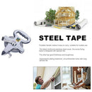 Metric 30M Portable Stainless Steel Shelf Ruler Thick And Durable Hand Cran