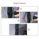 ABS Dressing Aid Stick  Button Hook & Zipper Pull Zipper Puller for Handicapped