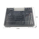 300pcs Woodworking Twist Drill Three-Point Woodworking Drill High Carb QJA