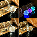 LED Glow Pendant Keychain Key Chain Key Ring Holder Jewelry Gift Souvenirs SEW