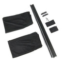 2x Black Car Side Window Sunshades Visor Curtain Filter Sunlight Protect Privacy