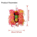 1 Pcs Bird Parrot Toys Natural Wood Bird Swing Climbing Chewing Standing Ha