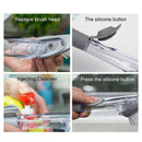 Soap Dispensing Brush Dish Wand Cleaning Scrubber Grips With Refill Replace