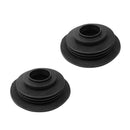 2x Headlight Rubber Dust Covers for HID LED Conversion Kit C6 Bulb Seal Cap