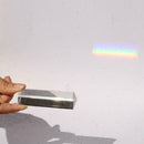 8cm Optical Glass Triple Triangular Prism Physics Teaching V1B1 Light S Spe N8S1