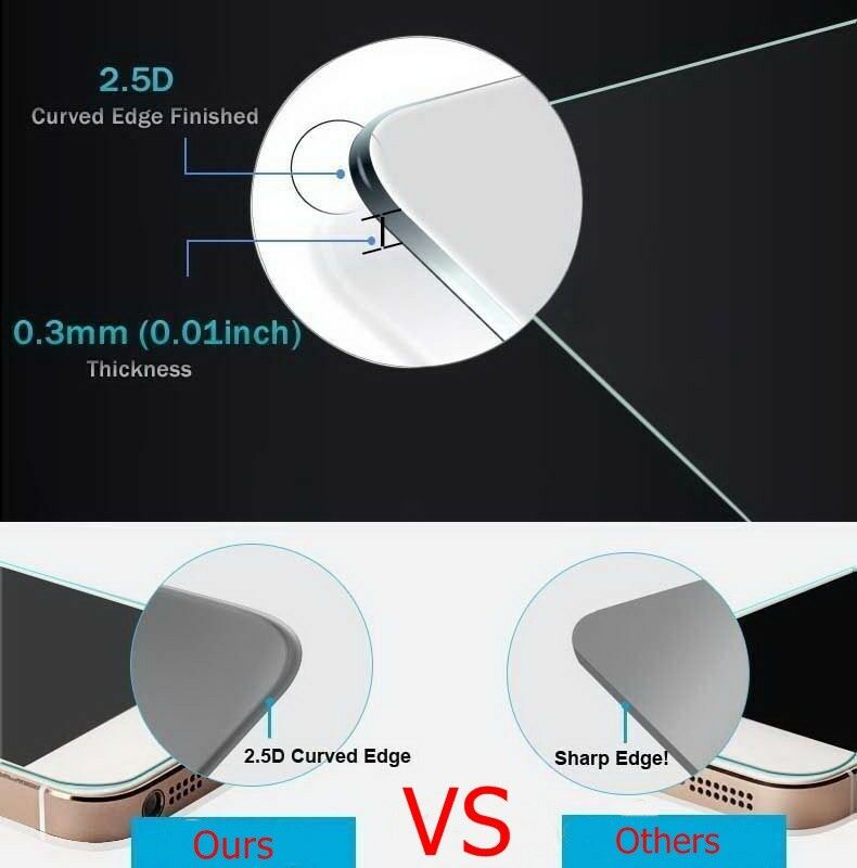 2pcs For LG Q6 Tempered Glass Screen Protector Film Guard