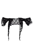 Sexy Belly Dance Dancing Lace Blouse Choli Top Bra Dancewear Costumes-Black