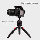 Aluminum Alloy Rotatable Camera Travel 360 Degree Foot Stand Tripod Retractable