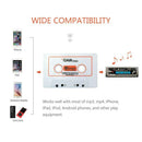 Car Cassette Adapter 3.5 mm Car Audio Cassette Adapter for Smart Phones, MP