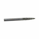 Double conical tungsten carbide burrs cut 3mm diameter of the head T1X3