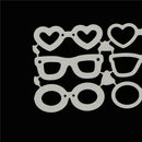 Beach sunglasses Metal Cutting Dies Stencil for DIY Scrapbooking Album Cards %o