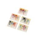 96pcs / set Trout Bait Dry Fly Fishing Hooks Streamer Lure Kit with Case Box