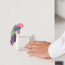DIY Bird Diamond Painting Luminous Switch Stickers Bedroom Wall Decals A