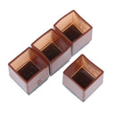 4X Square Chair Leg Silicone Cap Pad Furniture Table Feet Cover Floor Protect OZ