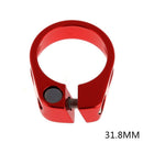 1PC 31.8mm Bike Bicycle Cycling Saddle Seat Post Clamp Release Seatpost Cla D6P5