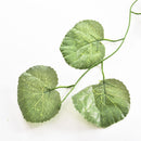 Artificial Plastic Begonia Leaf Garland Plants Vine Foliage Flower Home Decor li