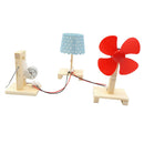 DIY Manual Crank Generator Power Lamp Science Educational Physics Teaching