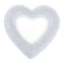 5PCS DIY White Heart Polystyrene Styrofoam Foam Ball For Christmas Orname-PN FT