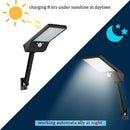 48 LED Remote Control Solar Wall Light PIR Motion Sensor Waterproof Outdoor