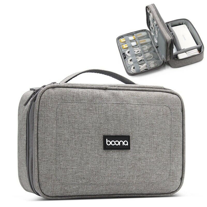 baona Portable Travel Case Cable Organizer Clips Electronic Accessories Sto C4K7