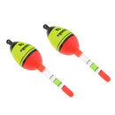 2pcs Luminous Fishing Float Vertical Rock Fishing Buoy Plastic Bobber 5g