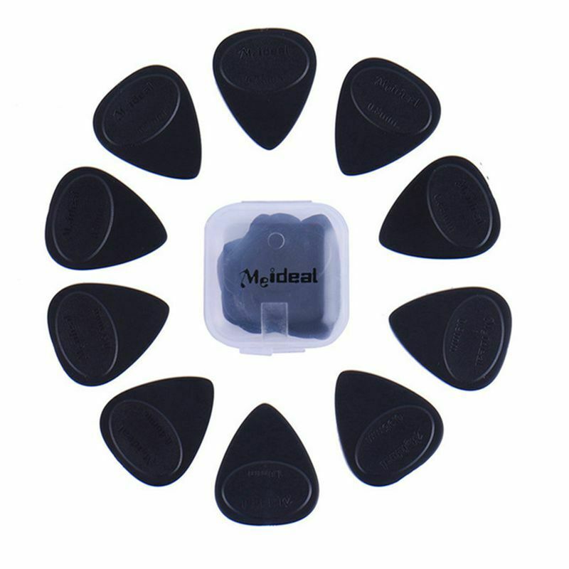 Meideal 15 pcs Clear Guitar Fingertip Protectors in 5 Sizes Silicone for Gu