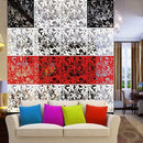 12pc 3-color Flower Wall Hanging Screen Curtain Room Divider Partition Panel
