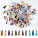 Keychain Blank Tassel Pendants for Jewelry Making, 120 Pieces