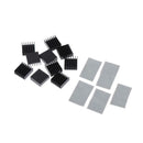 10 Pieces Aluminum Radiator Heatsink  Sink Pad Replacement 14x14x6mm