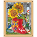 5D DIY Full Drill Diamond Painting Cross Stitch Embroidery Kit (Flower02)