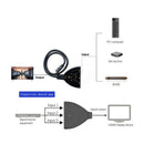 Hdmi Three Into One Pig Tail 3 Into 1 Out 4Kx2K with Line Video Switcher Br