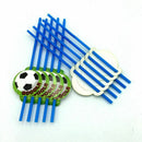 10pcs football straw kids birthday wedding party supplies football paper st