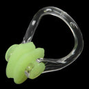 2 X Earplug +1 Swimming Nose Plier Silicone Swimming Pool Set E8B6