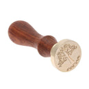 Copper Head Wax Sealing Stamp DIY Envelope Card Decor Seal with Handle(F002 A