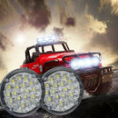 2X 12V 18LED Round Car Fog Lamp Driving DRL Daytime Running Bright White Ligh-BX