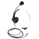 Monaural Call Center Telephone Headset Noise Cancelling Headphone with Mic,