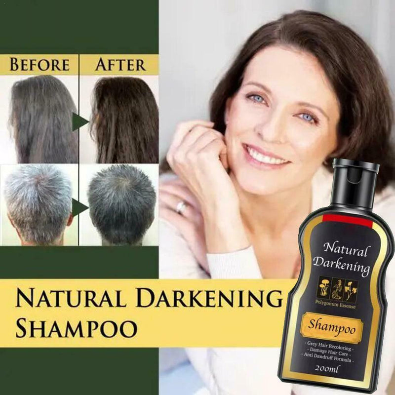 Refreshing Antidandruff Shampoo Shiny Thick Shampoo Black Hair Care Shampoo