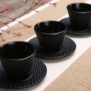 Cast Iron Teacups Set Tea Cups Drinkware Chinese Handmade Kung Fu Coffee To M3C7