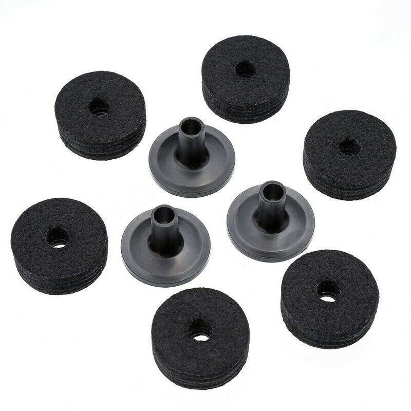 18 Pieces Cymbal Replacement Accessories Cymbal Felts Hi-Hat Clutch Felt Hi