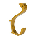 Space Alumimum Home Door Wall-mounted Hat Clothes Towel Hook Hanger Golden