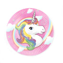 10pcs  plates kids birthday baby shower party decor paper disheME