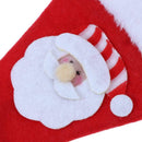 Christmas Old Man Hat Shaped Fork Pocket Storage Bag Pouch Table Decoration