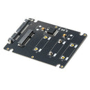 Mini Pcie mSATA SSD to 2.5 inch SATA3 Adapter Card with Case 7 mm Thickness