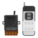 433MHz On/Off 2 Buttons Remote Controller for Lamp Water Pump Switch Receiver