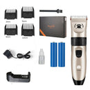Electric Pet Cat Dog Grooming Clippers Hair Trimmer Shaver Kit USB Rechargable