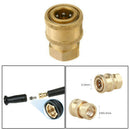 High Pressure Water Gun Connector 1/4 Quick Connector Pure Copper High