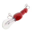 Funny Minnow Fishing Lure Deep Diving Crankbait Wobblers with 2 Treble Hooks for